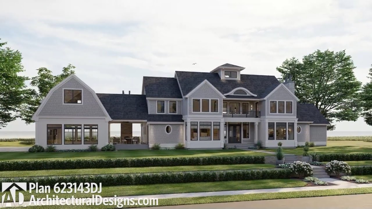4-Bedroom 2-Story Contemporary Farmhouse with Separate Living Room and ...