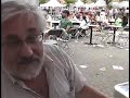 Reviewing beer at the tent