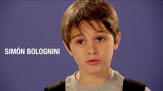 SIMÓN BOLOGNINI UN PEQUEÑO ACTOR MUY GRANDE
