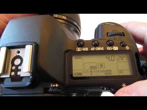 how to change the f stop on a canon camera