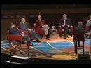 stanford university president john hennessy, veteran journalist ted koppel, and a panel of leading figures in world affairs, health, technology, and industry join an audience of more than 4,000 people in maples pavilion for the roundtable at stanford university. the wide-ranging discussion, entitled 