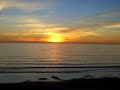 SUNSET AT LA SELVA BEACH CALIFORNIA