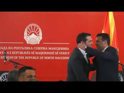 Griechenlang / Nord-Mazedonien: Tsipras besucht die ...