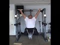 135 lb weighted pull-ups 5 reps