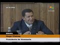 hugo chávez habla de la can y los tlc