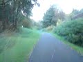Cycling past Bridge Of Weir