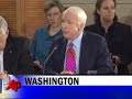 President Barack Obama and his former political rival, Arizona Senator John mccain mix it up during the health care summit featuring the president and members of Congress. (Feb. 25)