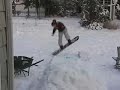 Backyard Snowboarding - Bexley Style!