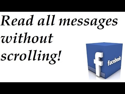 how to read old facebook messages