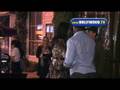 Djimon Hounsou and Girlfriend leave Il Sole.