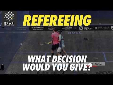 Squash Refereeing: Ng v Rodriguez - Stroke