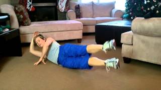 Quick core fun - abdominal exercise for women at home