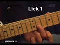 Hardrock Guitar Lesson Licks 1-6 PART1