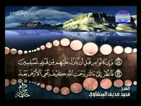 الشيخ محمد صديق المنشاوي | الجزء الحادي والعشرون - ( 2 / 4 )