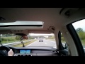 This is a one-hour trip on the German Autobahn in a BMW 740d xDrive on a normal weekday at around 5 o'clock in the afternoon. The car had winter tyres mounted and was therefore limited to 210 km/h. Trip goes down south the A31 from the rest area 