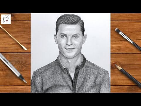 video-linktoworks-How to draw Cristiano Ronaldo Easy | Step by step...