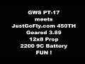 JustGoFly 450TH Geared - Stearmn PT-17 Airplane
