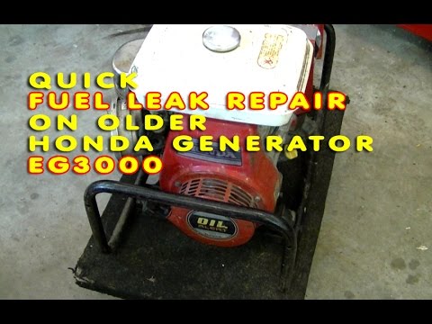 how to fix a gas leak on a scooter