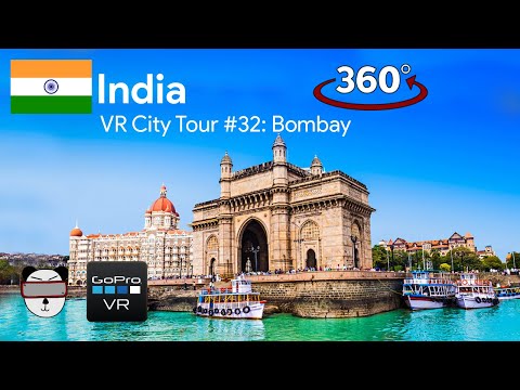???? VR City Tours | #32: Bombay (Mumbai), India ????????【360 Video】 - YouTube
