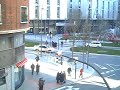 Erik Satie y la plaza de Zabalburu, desde mi apartamento.