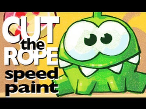 how to paint om nom