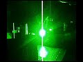 High-power Nd:YAG Laser Show Laser Cuts Soda Can in Half