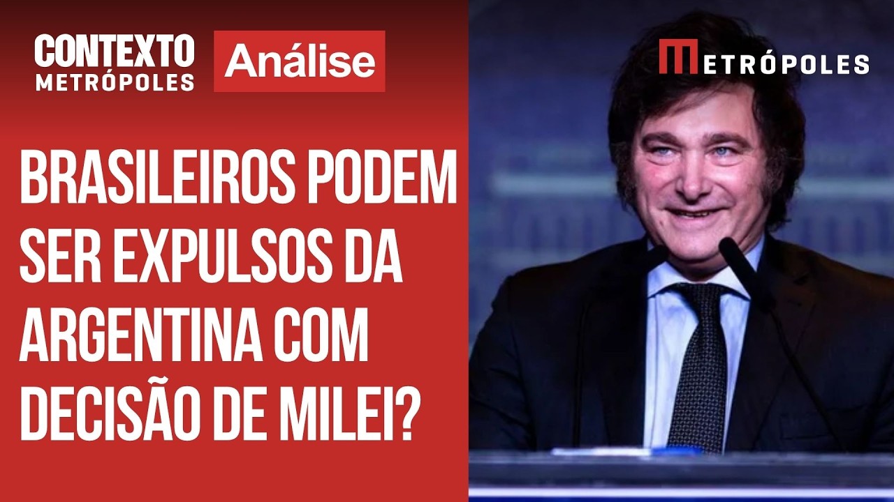 Milei assina decreto que prevê deportações por ataques à Argentina