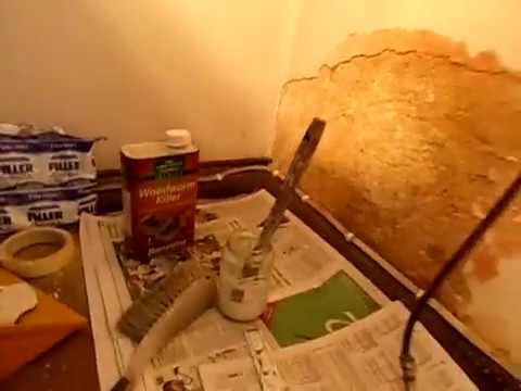 how to paint over a damp patch