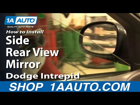 How To Install Replace Broken Side Rear View Mirror Dodge Intrepid 94-97 1AAuto.com