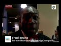 Frank Bruno, Former Heavyweight Boxing Champion, on Pollution