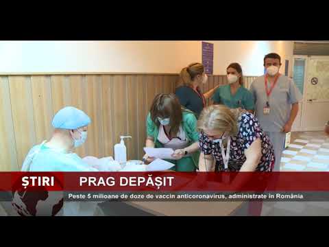 România a depășit pragul de 5 milioane de doze de vaccin anticoronavirus administrate