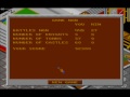 populous on the pc. this is the ms-dos version of the game. back in 1991 my parents decided to buy our first family computer, an amiga a500. this is one of the first games my dad purchased. we spent months trying to complete the game. the sequel populous 2 was even better. for such a simple game it's amazing how it's still quite addictive. such a shame they don't make games like this any more. this was first released in 1989 and even made it's way onto the snes. this is the game that got me into gaming. the pc version for some reason does not seem to have the heart beat that the amiga version had.