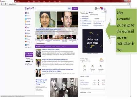 how to sign up for email with yahoo