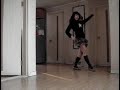 Cute Korean Girl dancing to TELL ME (Wonder Girls)