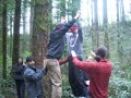 Jeff and Mark on trust ropes