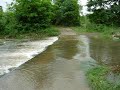 Givoletto - Il rio Vaccaro interrompe una strada