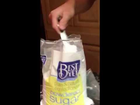 how to measure icing sugar