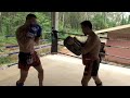 WKA World Champion Besim Kabashi: Tiger Muay Thai training highlight reel, Phuket, Thailand