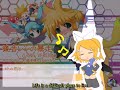 鏡音レンオリジナル曲 「鏡音レンの暴走（LONG VERSION）」 taken from Nicovideo: www.nicovideo.jp . Translated as Kagamine Len rampages since he gets all crazy from all the stress. Frankly I don't even know what I was thinking about when I decided to translate this. Trying to get the timing alone was quite a pain. Oh well, I guess it just makes things easier for me to use this when the full version of this PV comes out. Here's a link to the song if you still don't have it but would like to get: nicosound.anyap.info 【VOCALOID PV Subbed】