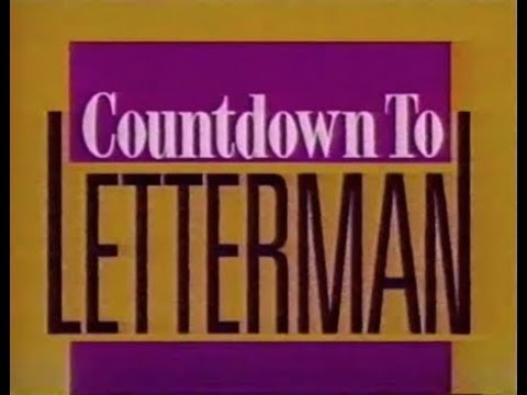 Countdown to Late Show w/David Letterman, July, August 1993