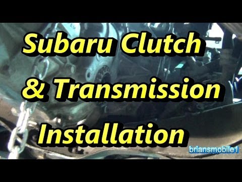 Subaru Clutch and Transmission Install Part 2 of 2