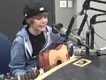 Justin Bieber OneTime Acoustic Version Live