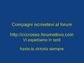 CCCR http://cccrosso.forumattivo.com