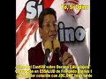 JAIME DEL CASTILLO SOBRE DECANO CAL ÑIQUE Y MANTILLA. ESSALUD F BARRIOS JULIO COTLER OLLANTA HUMALA