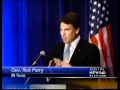 Texas Governor Rick Perry Keynotes Texas Renewable Energy Conference.