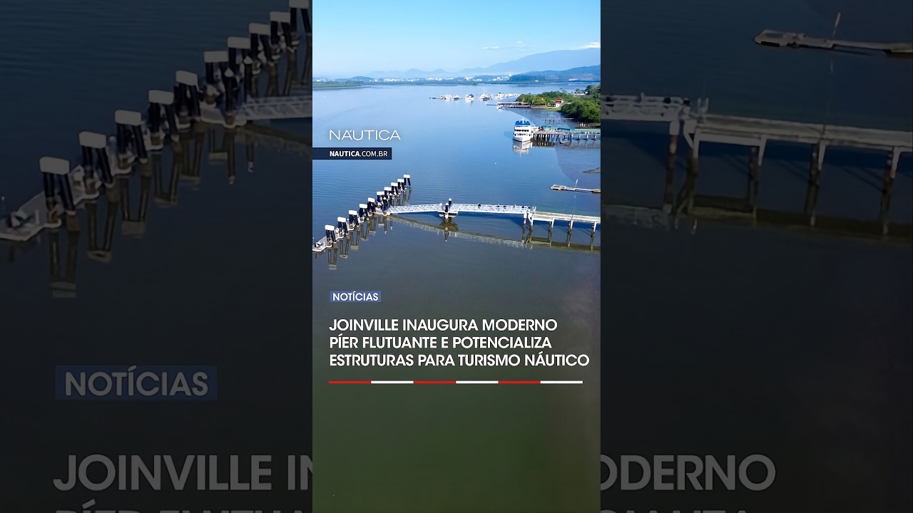 Joinville inaugura novo píer flutuante! 🆕 #Náutica #RevistaNáutica #TurismoNáutico #PíerFlutuante