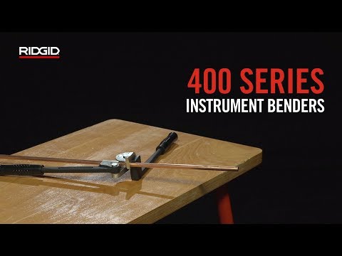 RIDGID 400 Series Instrument Benders