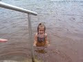 Avary Ann swimming. Avary Ann swimming.