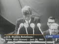 john f kennedy berlin west germany   june 26 1963