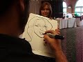 caricature at tradeshow caricature at tradeshow